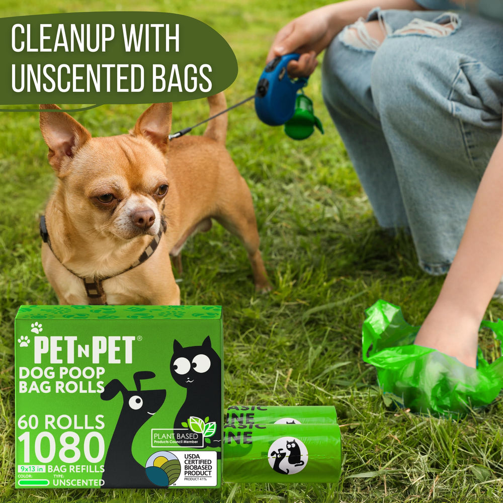 PET N PET dog waste bags for everyday walks and responsible cleanup.