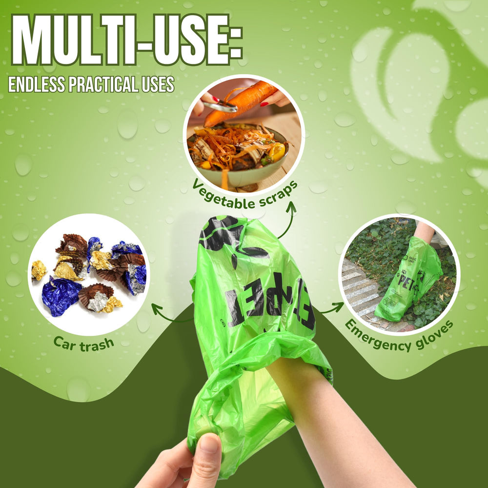 PET N PET 9x13 bags fit most dispensers for convenient cleanup.