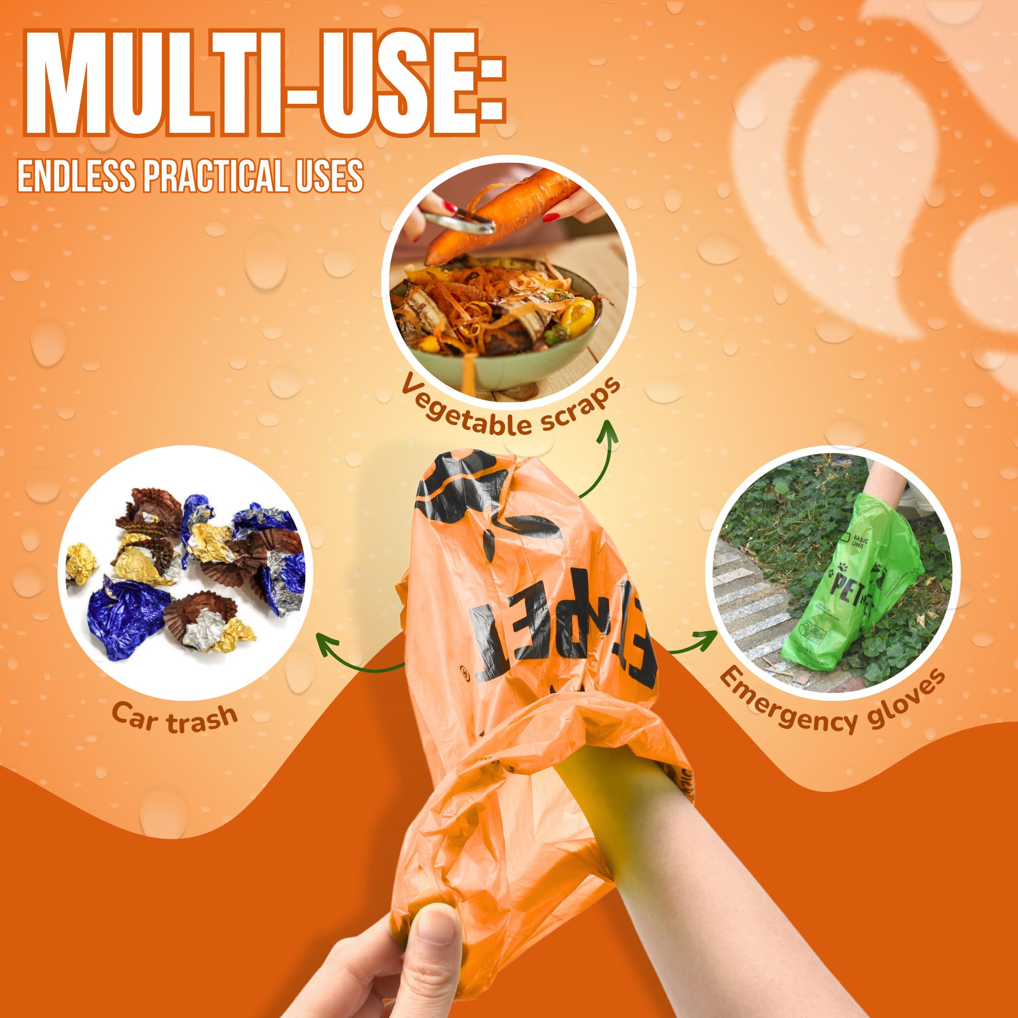 PET N PET bags fit most dispensers for easy use