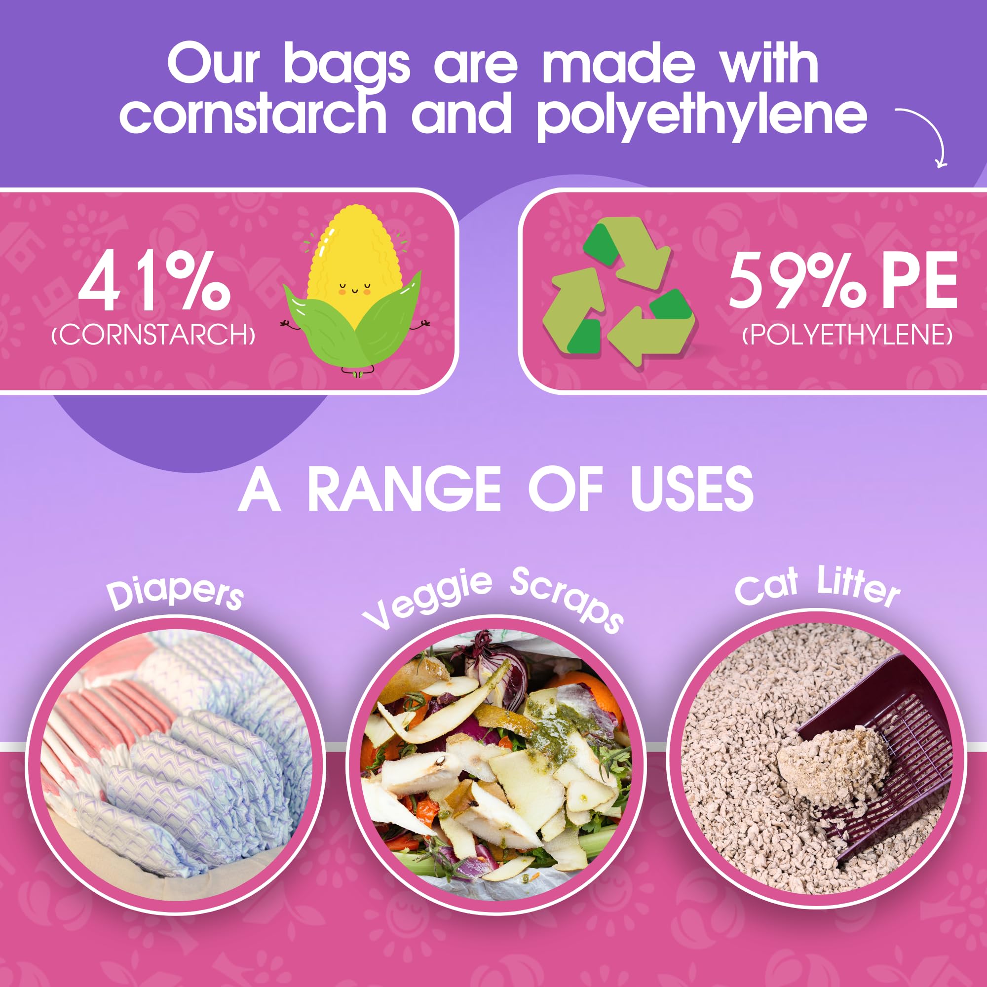 Pet N Pet lavender-scented odor-control bags help during outings.