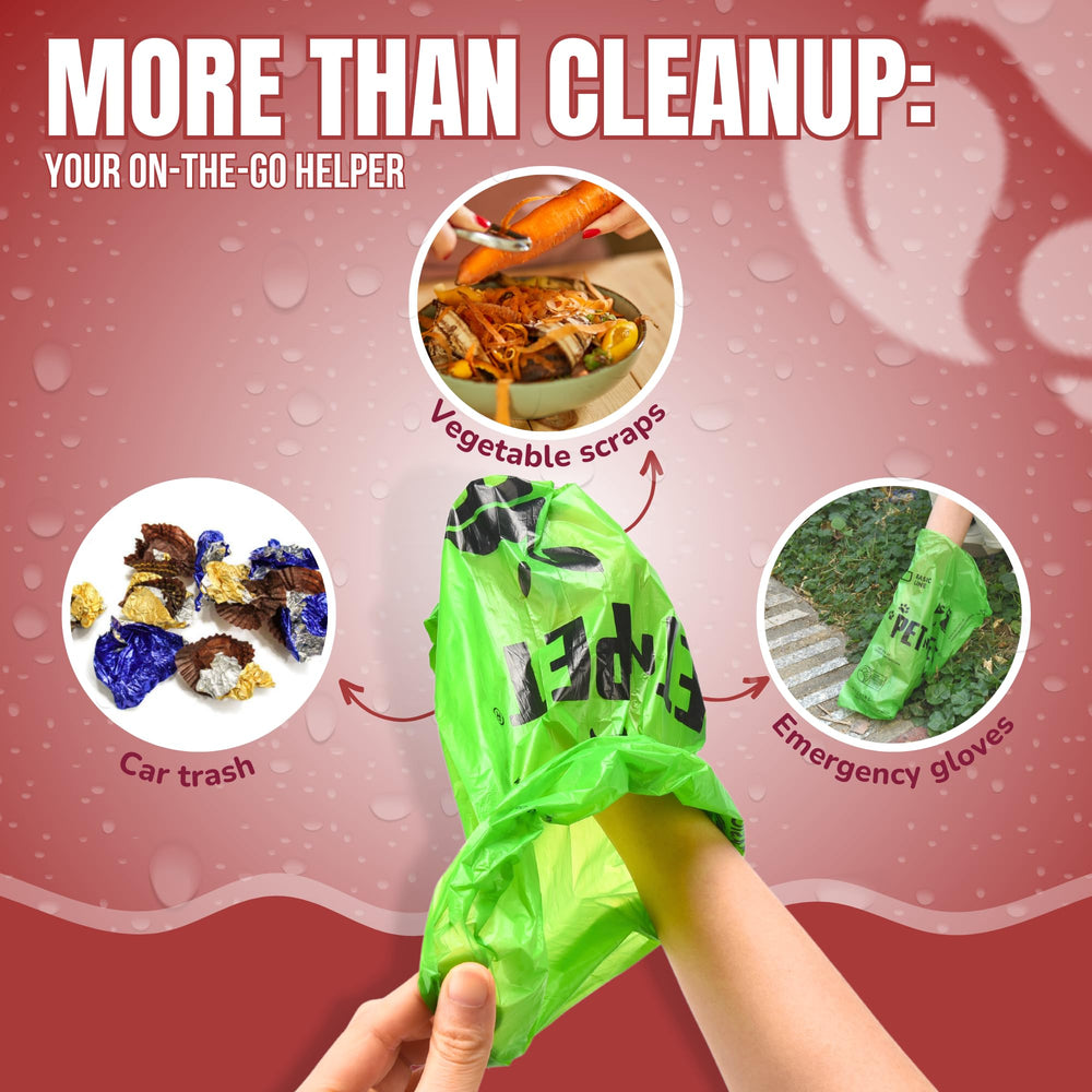 Pet N Pet leak-proof bags to contain waste and protect hands
