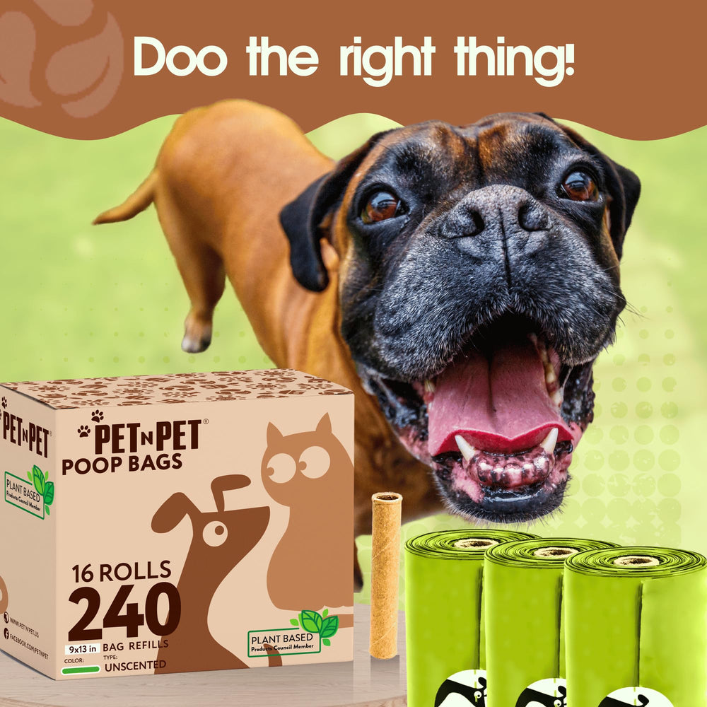 PET N PET plant-based material highlights eco-friendly waste bags