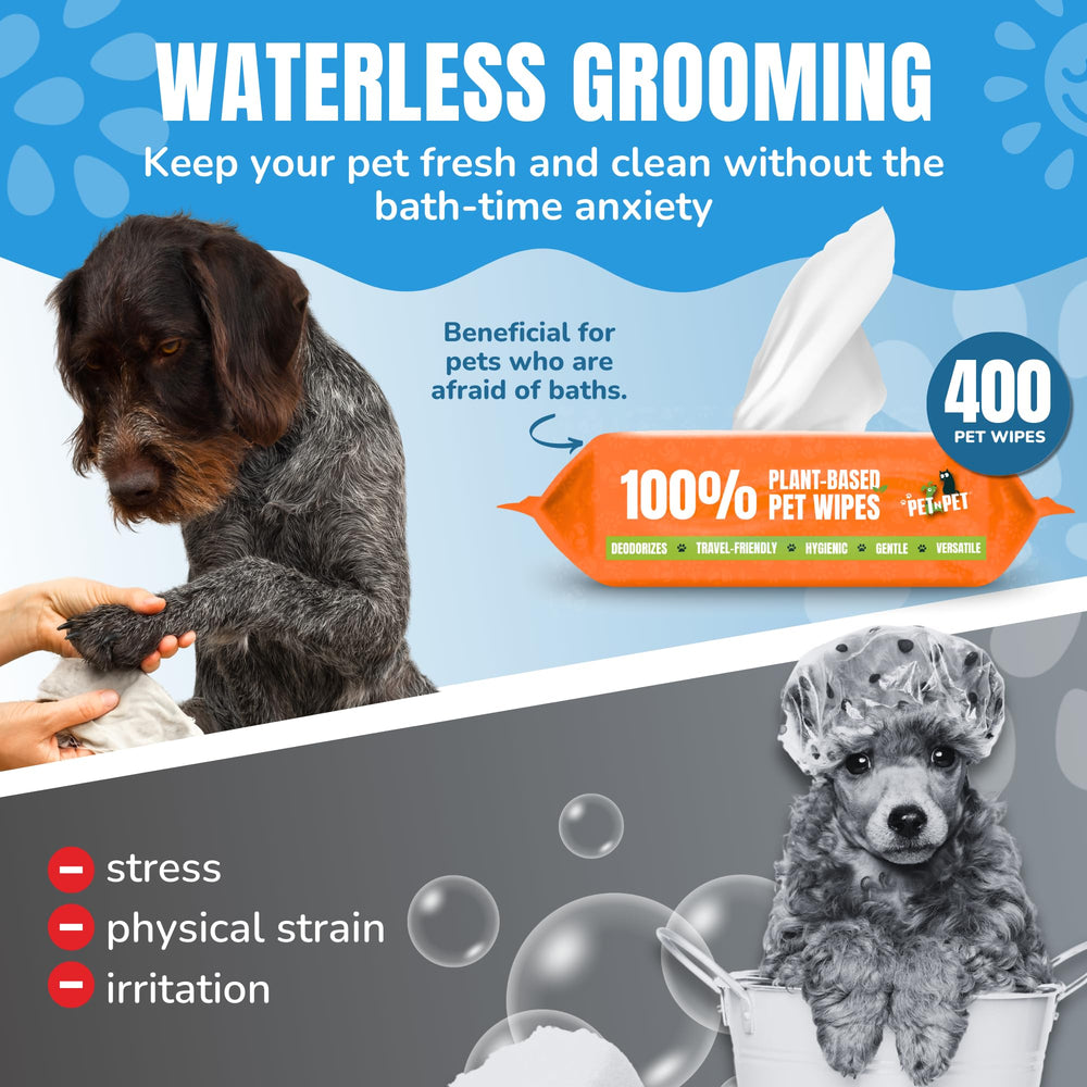 PET N PET wipes close-up highlighting hypoallergenic formula for sensitive skin