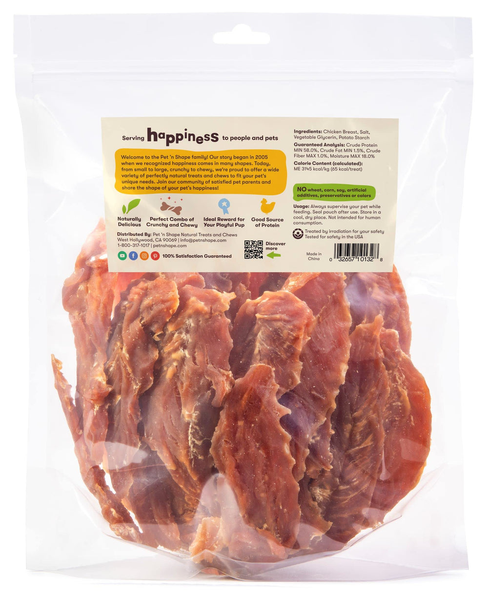 Serving piece of Pet 'n Shape Chik 'n Breast Jerky for training rewards