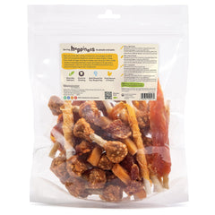 Pet 'n Shape Chicken Wrapped Rawhide Twists ready for long-lasting chew time