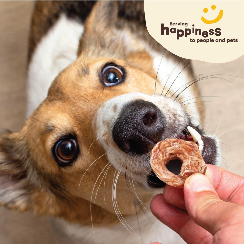 Pet 'n Shape Chik 'n Rings digestible texture promotes easy chewing and digestion.