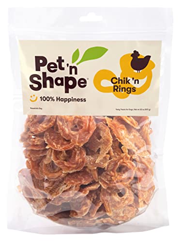 Pet 'n Shape Chik 'n Rings multi-dog use supports shared treats in households.