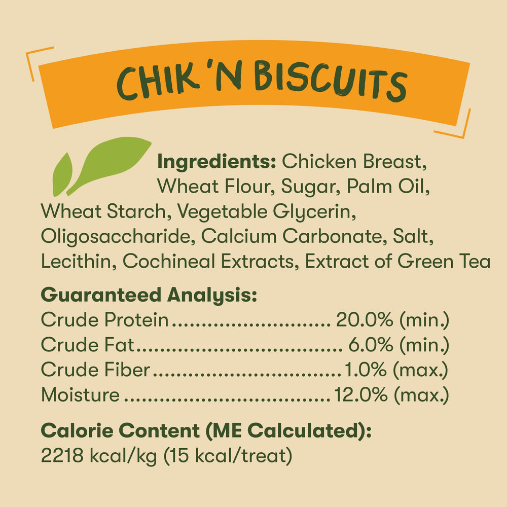 Pet 'n Shape Chik 'n Wrapped Biscuits USA lab tested for quality assurance