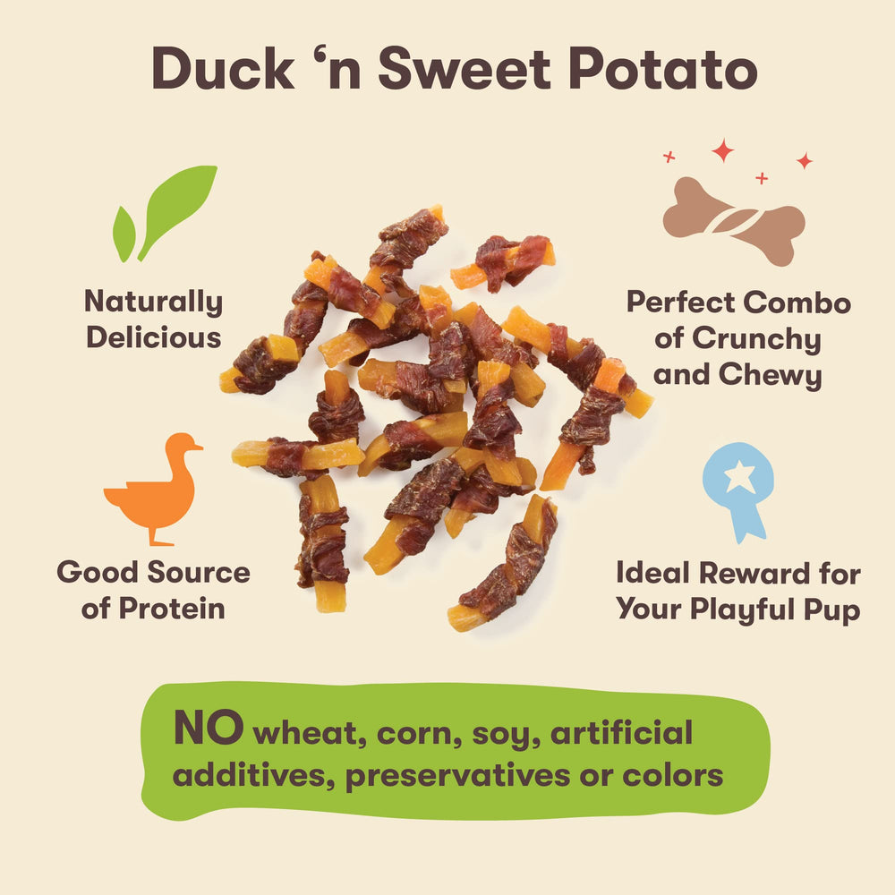 Pet 'n Shape duck-n-sweet-potato-treats grain-free formula for sensitive stomachs