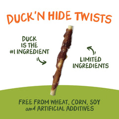 Pet 'n Shape Hide Twists enjoyed by puppies during playtime.