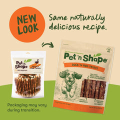 Pet 'n Shape Hide Twists training chew suitable for puppies and dogs.