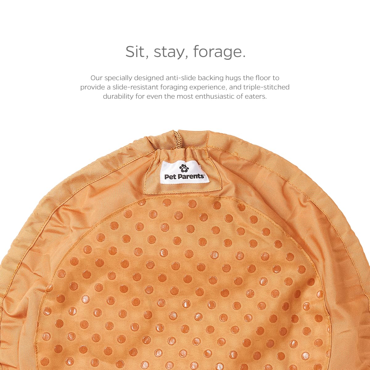 Pet Parents Forager bowl works for dogs and cats of all sizes.