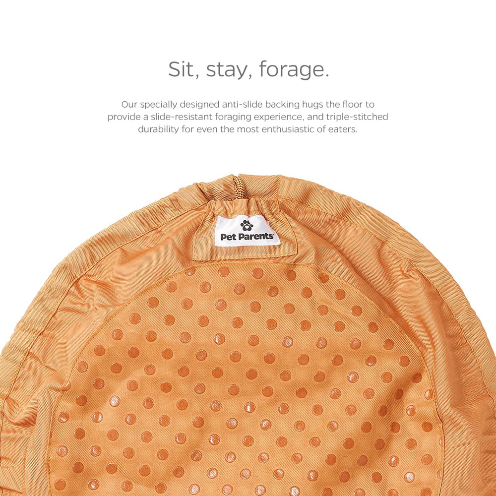 Pet Parents Forager bowl works for dogs and cats of all sizes.