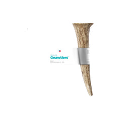 Pet Parents Gnawtlers elk antler packaging vacuum-sealed for freshness and safety.