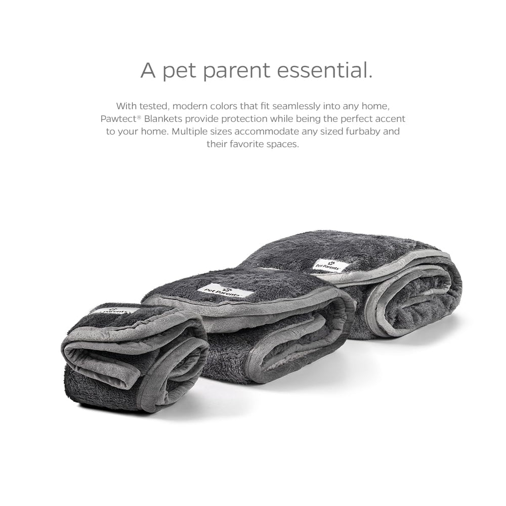 Pet Parents Pawtect blanket beside pets for cozy cuddle sessions.