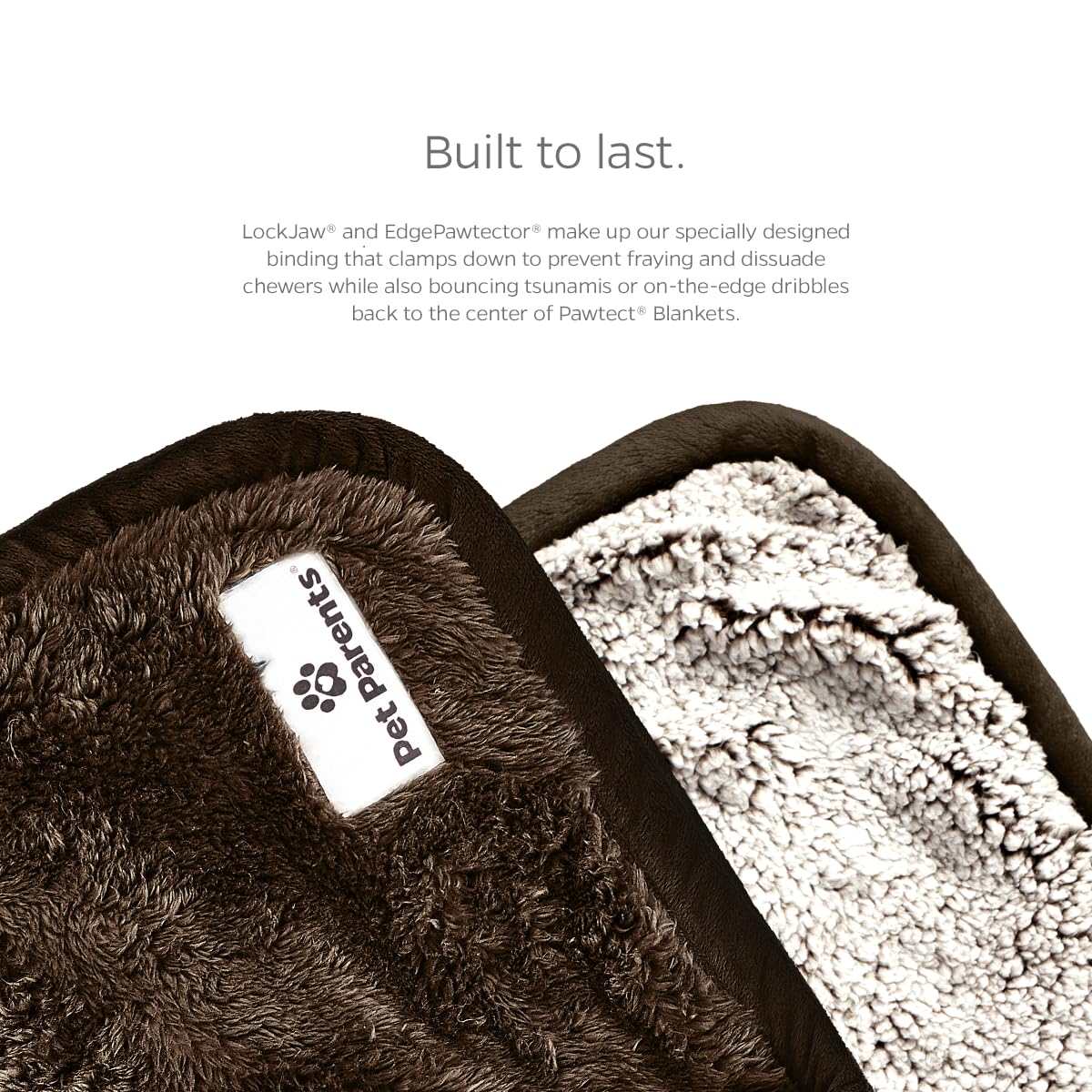 Pet Parents Pawtect sherpup fabric delivers soft, cozy comfort during cuddles.