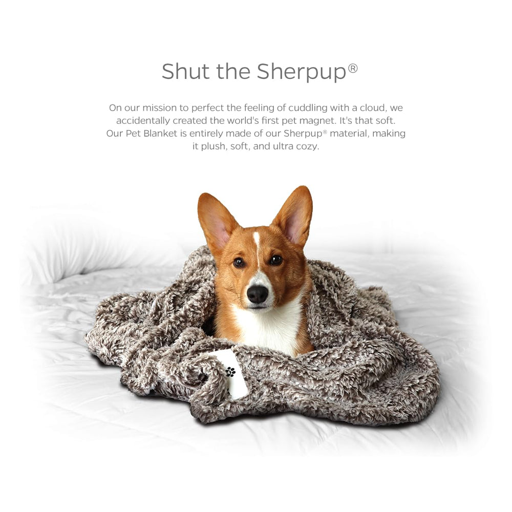 Pet Parents Premium Pet Blanket water-resistant fabric resists spills during adventures.