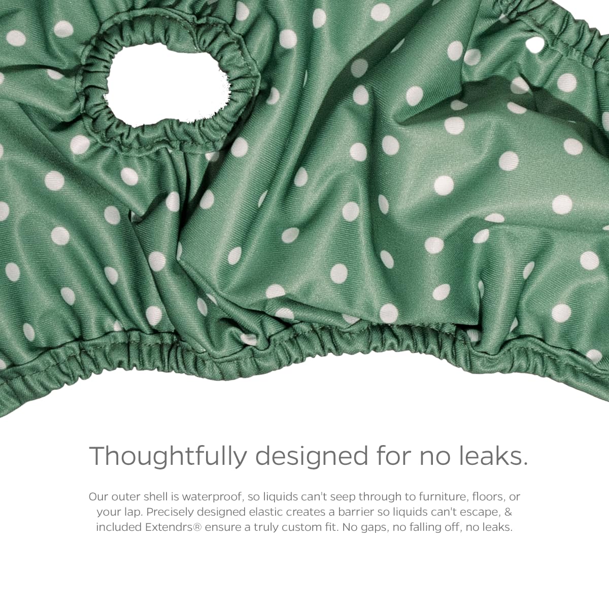 Pet Parents waterproof outer layer prevents leaks on furniture