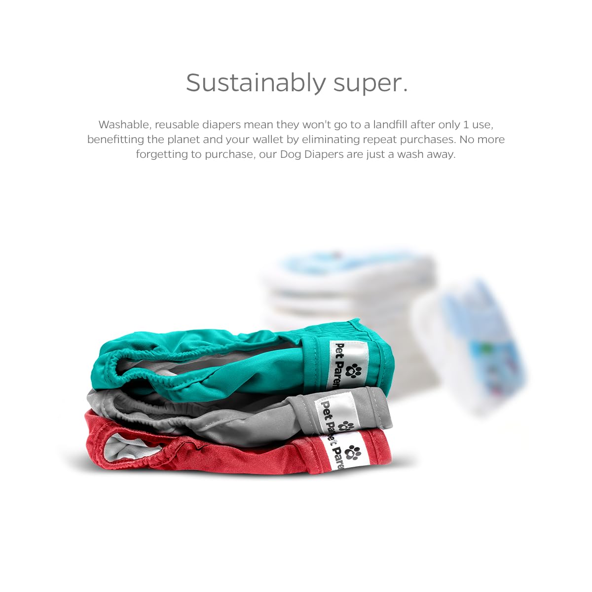 Pet Parents waterproof outer layer resisting leaks