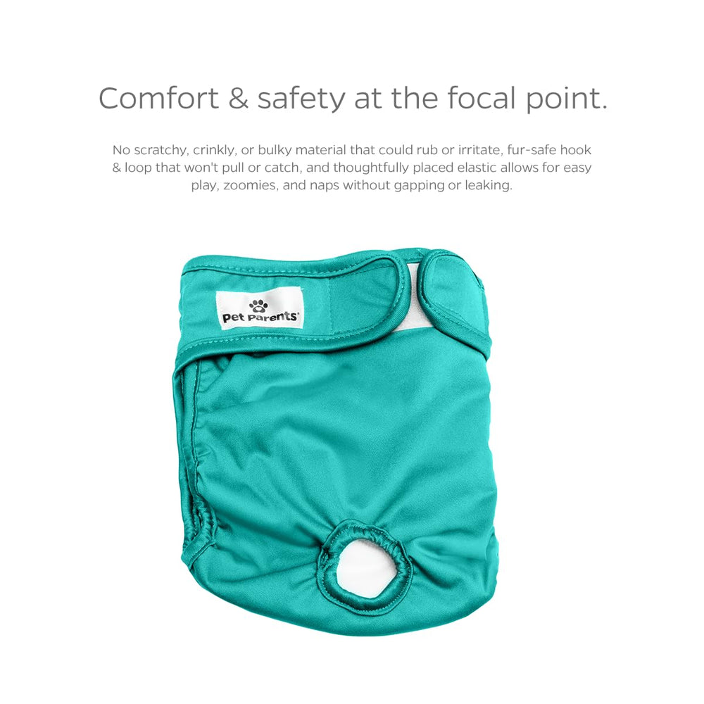 Pet Parents Waterproof Outer Layer – protects floors from leaks and messes.