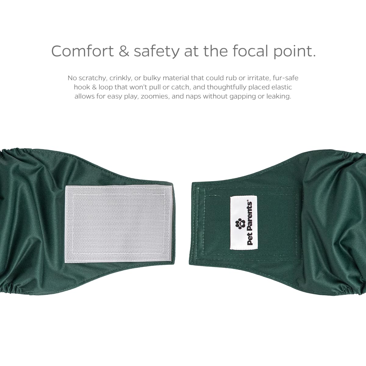 Pet Parents WickQuick absorbent core keeps surfaces dry during play.