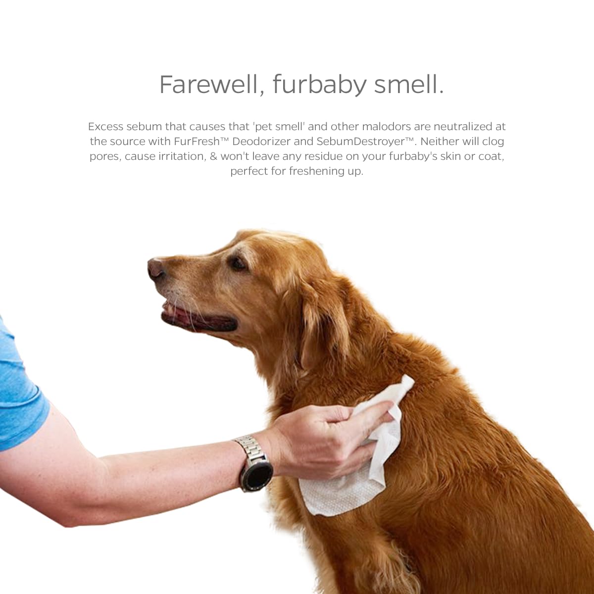 Pet Parents WiPees no alcohol sulfates label on packaging