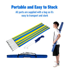 Pet Prime ABS material weave poles show durable, lightweight design.
