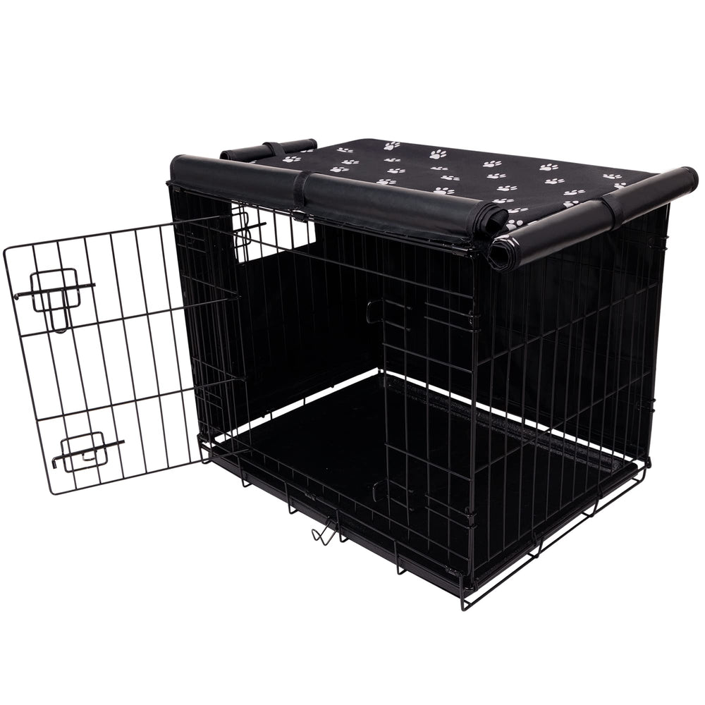 Pet Prime crate cover indoor outdoor use supports versatile placement
