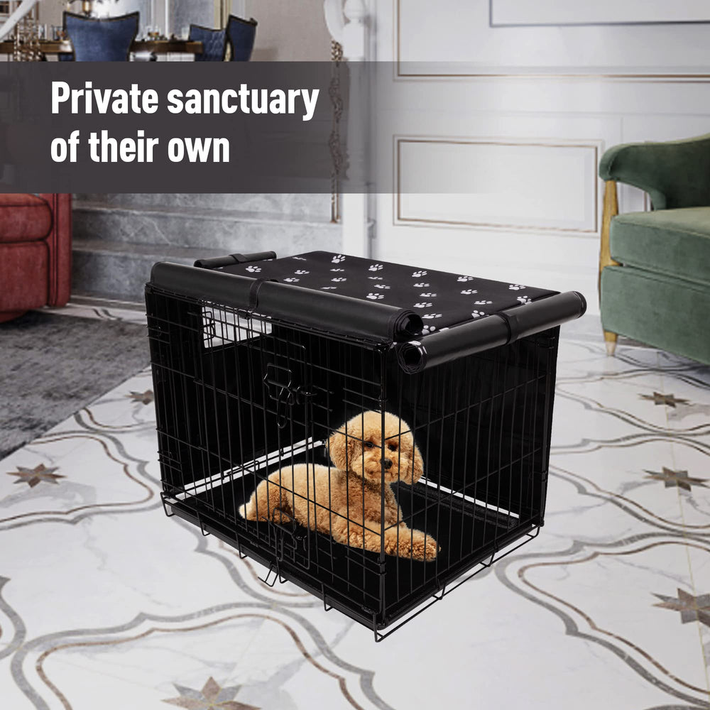 Pet Prime crate cover open doors design with four doors for flexible access