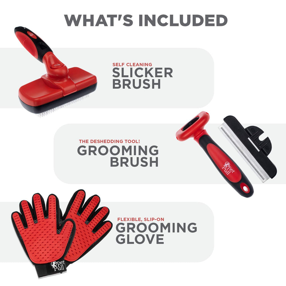 PET PULL durable grooming tools kit built to last through years of use