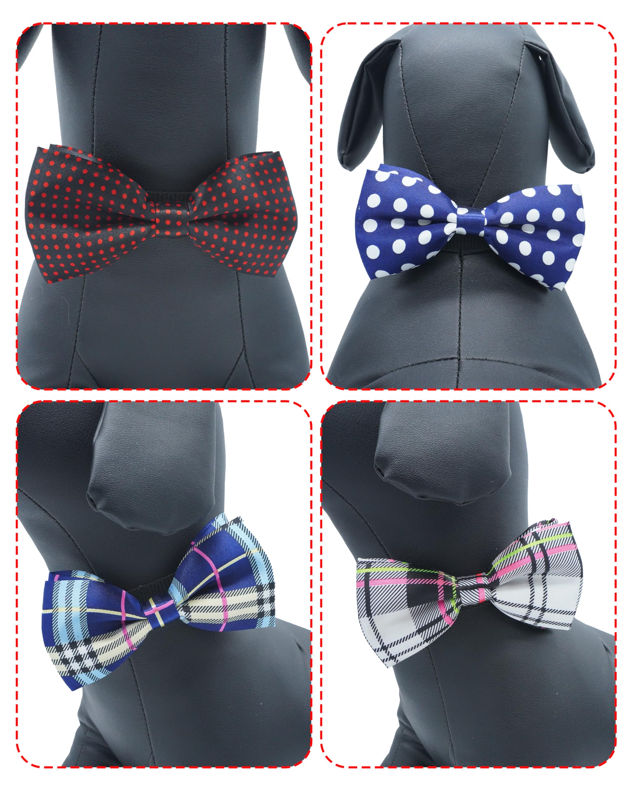 PET SHOW collar bowtie dot black brings timeless accessory for photos