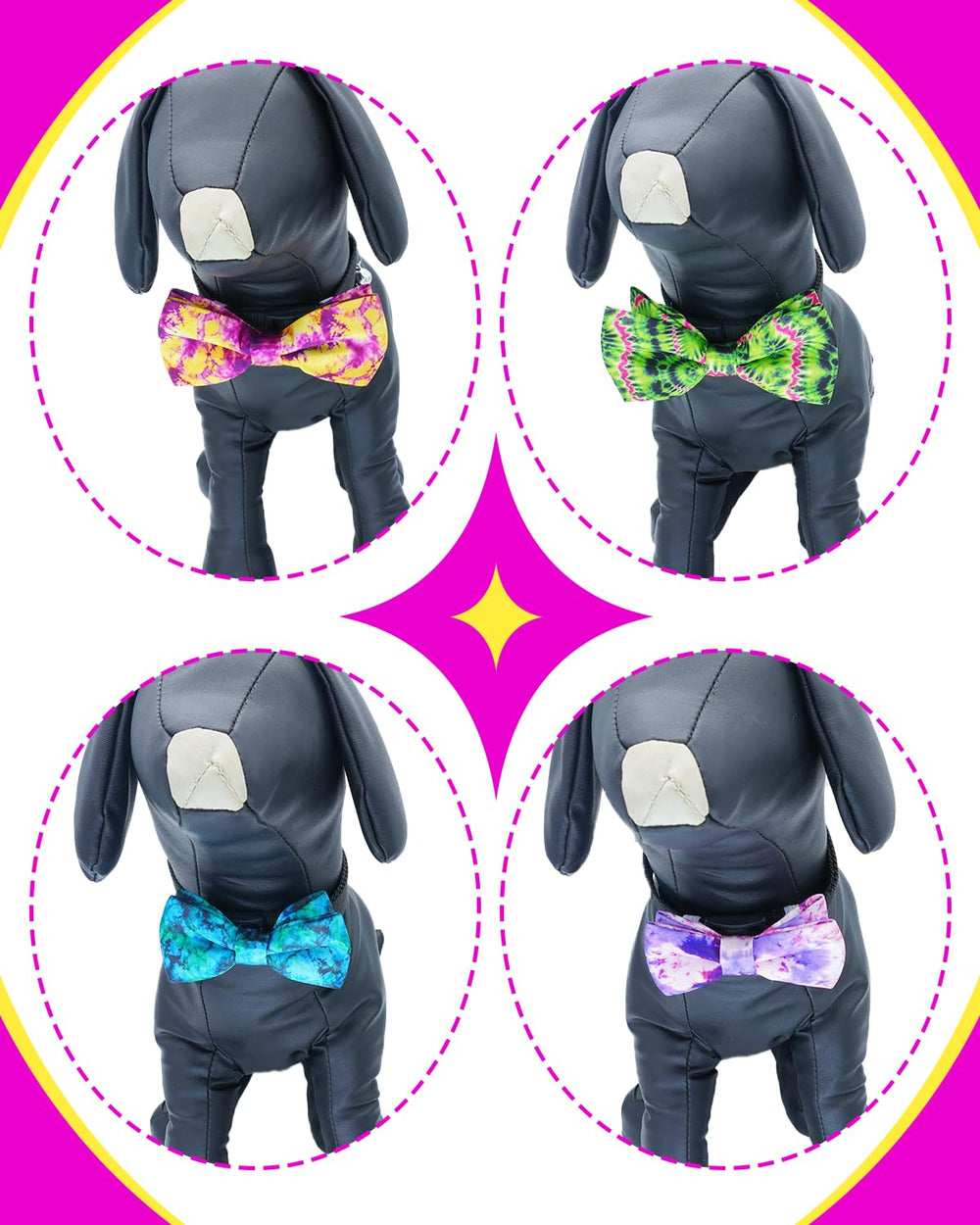 Ajuste elástico PET SHOW, se adapta a distintos anchos de collar.