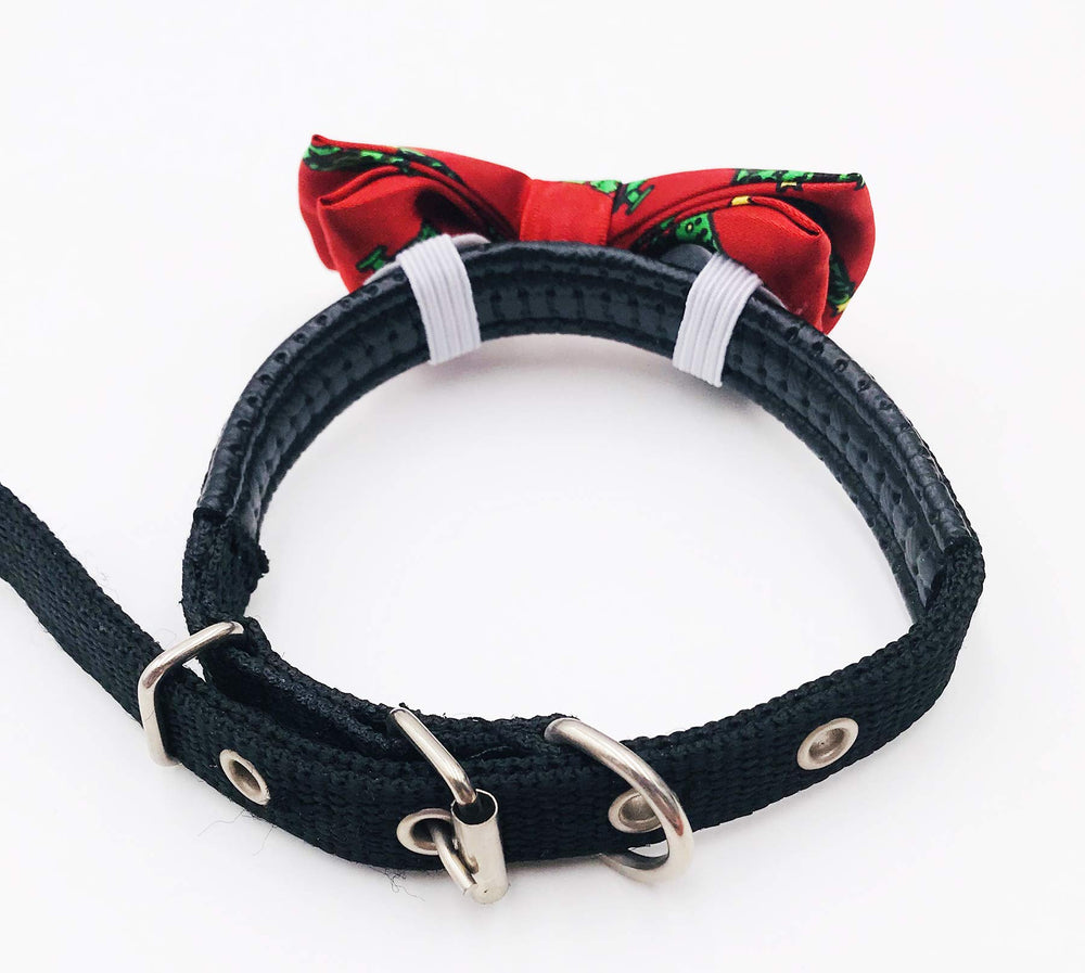 PET SHOW bowtie polka-dot design supports festive party looks.