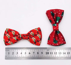 PET SHOW bowtie snowflake accessory brightens seasonal pet photos.