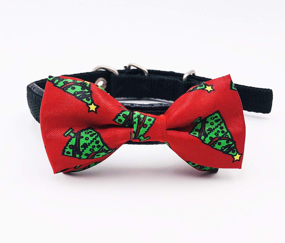 PET SHOW bowtie red solid style offers quick collar upgrades.
