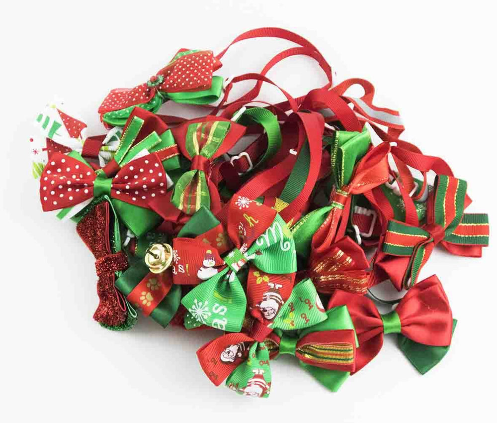 PET SHOW small animal friendly ribbon bow tie with easy fit.