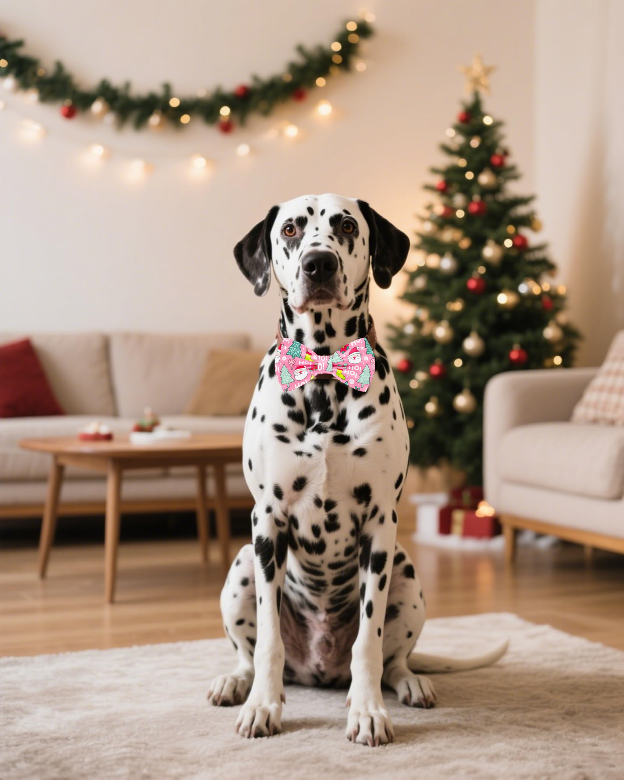PET SHOW snowman bow tie offers cheerful winter style for everyday wear