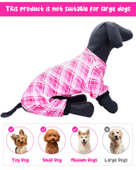 PET SHOW floral pattern small dog pajamas for naps and outings
