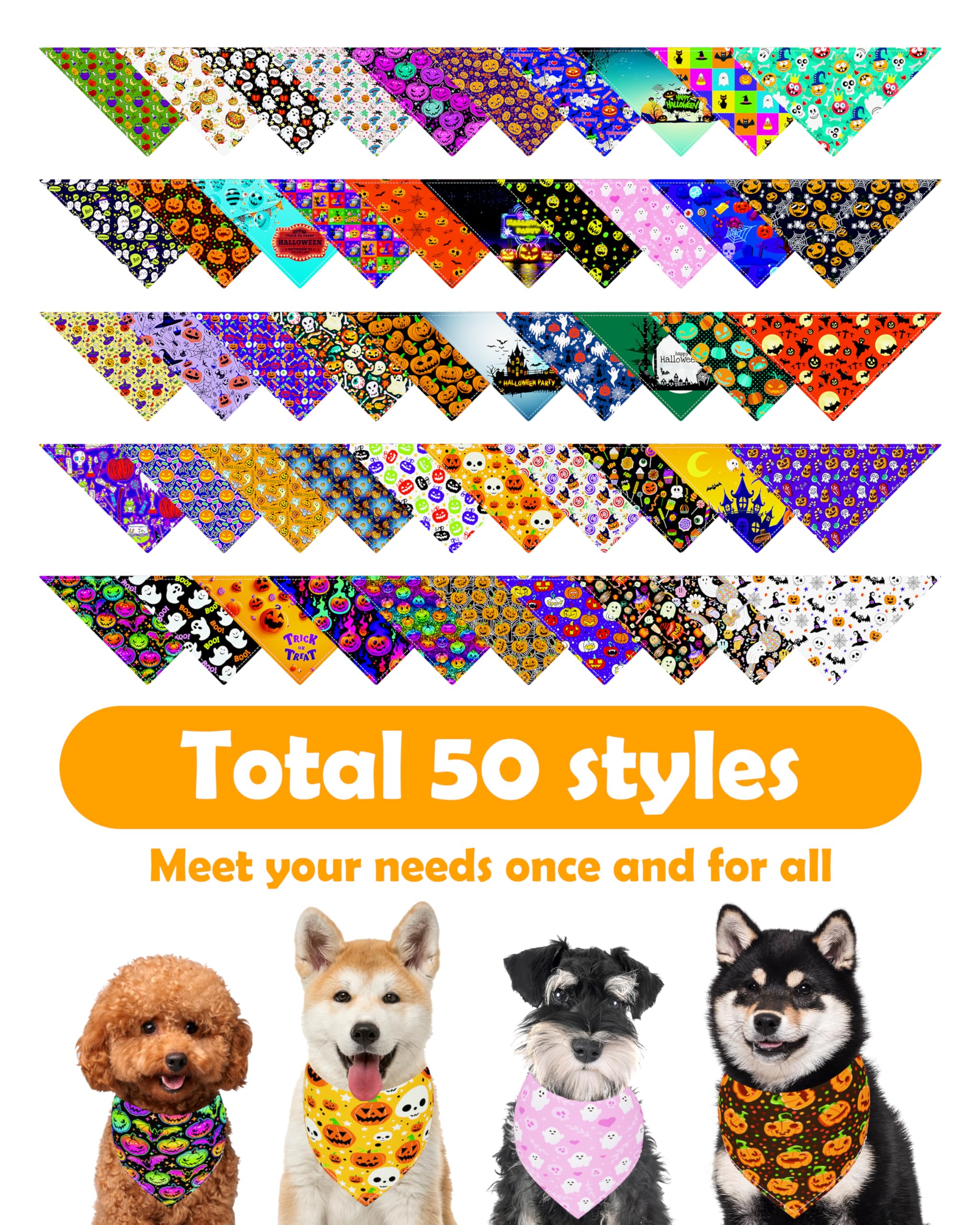 PET SHOW skull design bandana provides bold style for playful pet photos