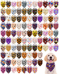 PET SHOW Halloween dog bandana with pumpkin design for festive photos