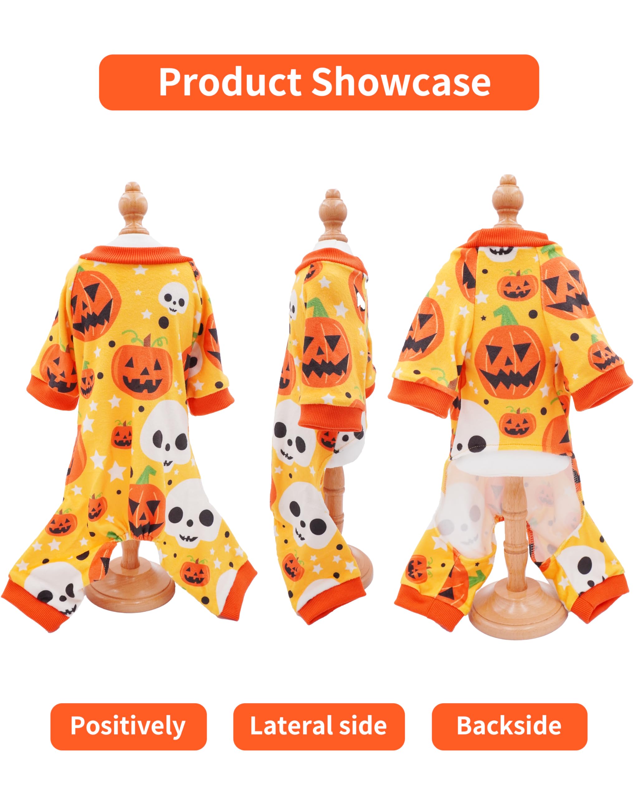 PET SHOW black bat-pattern dog pajamas add festive Halloween flair for pets.
