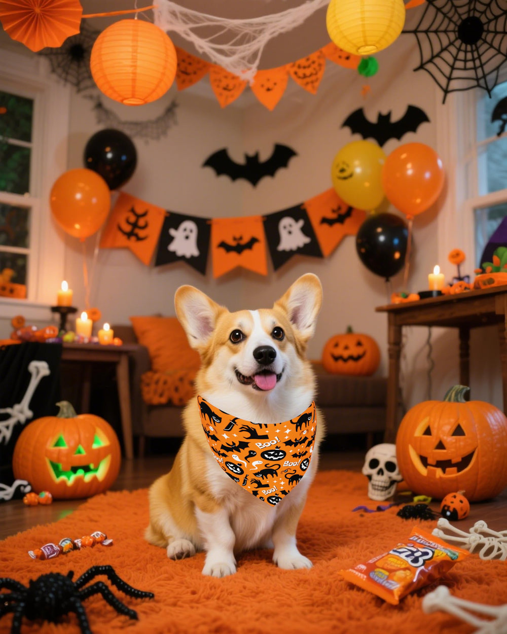 PET SHOW holiday bandana for pets ready for costume events