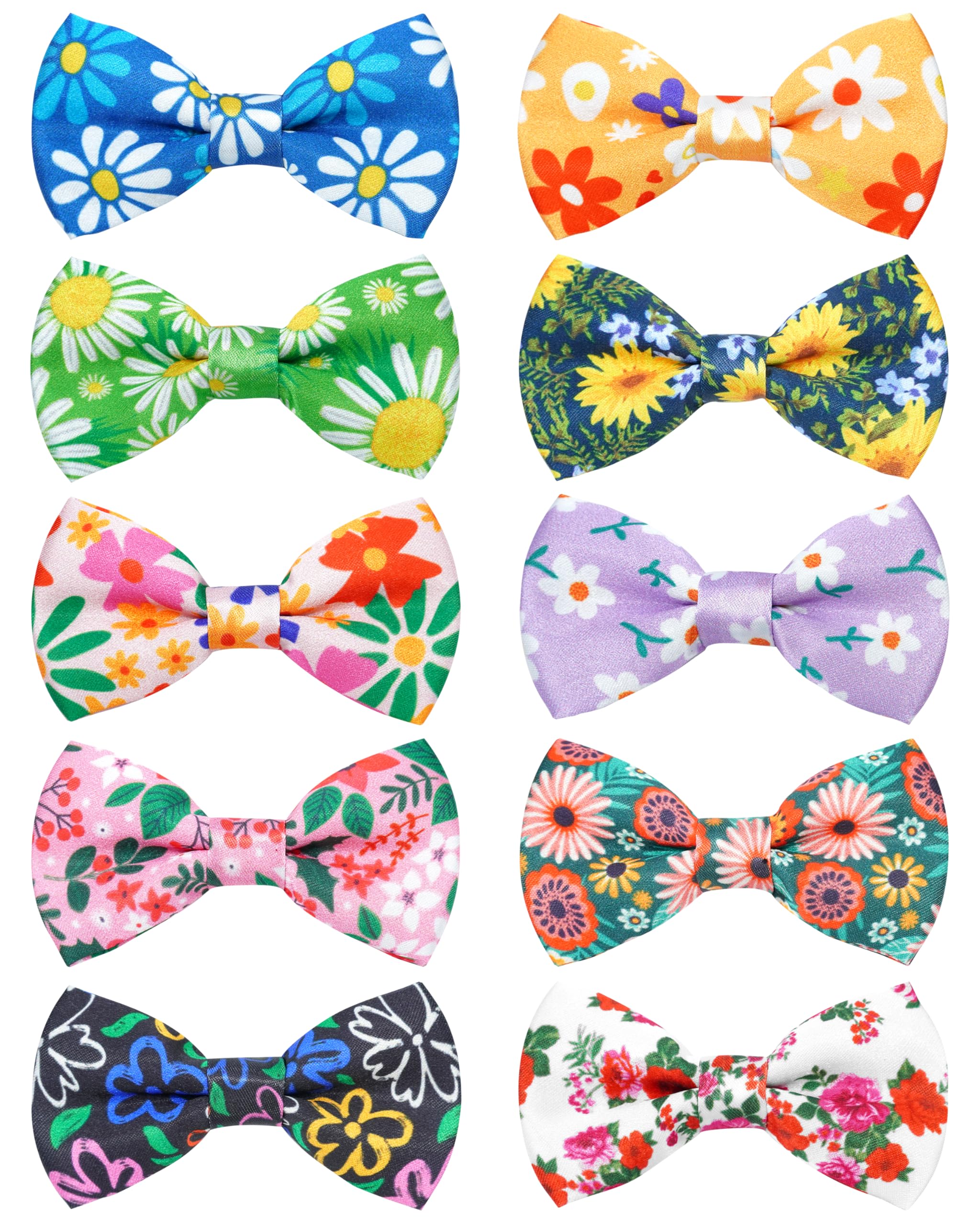 PET SHOW Lazo floral pequeño para collar deslizante, ideal para paseos diarios.