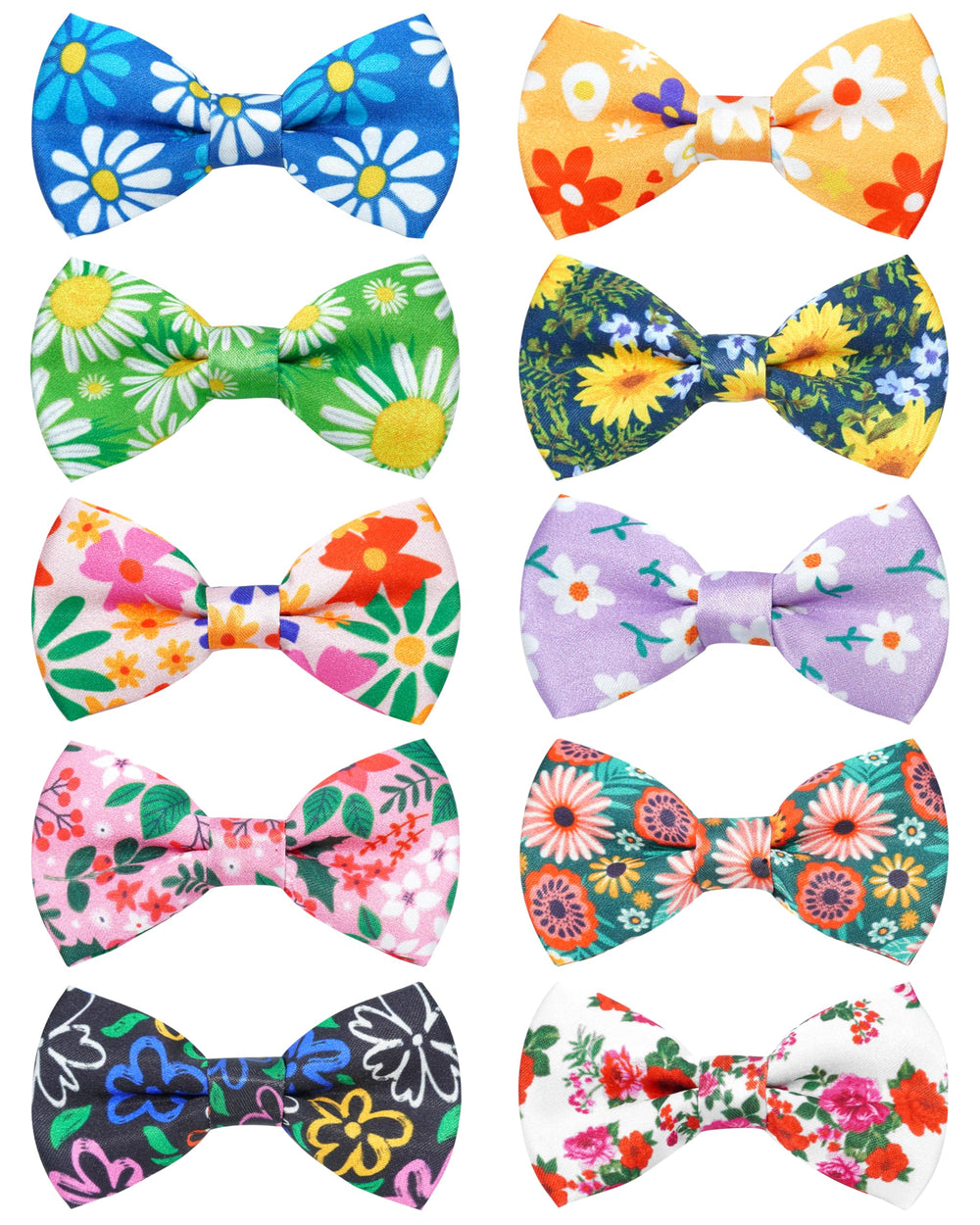 PET SHOW Lazo floral pequeño para collar deslizante, ideal para paseos diarios.