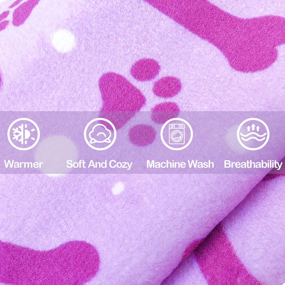 PET SHOW multi-color paw bone PJs illustrate playful style for small to mid dogs