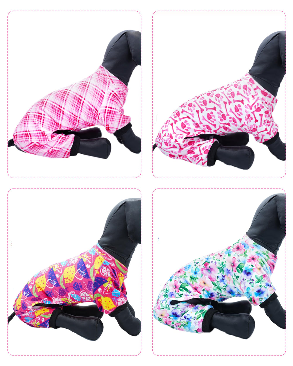 PET SHOW pullover four-leg jumpsuit for easy on and off