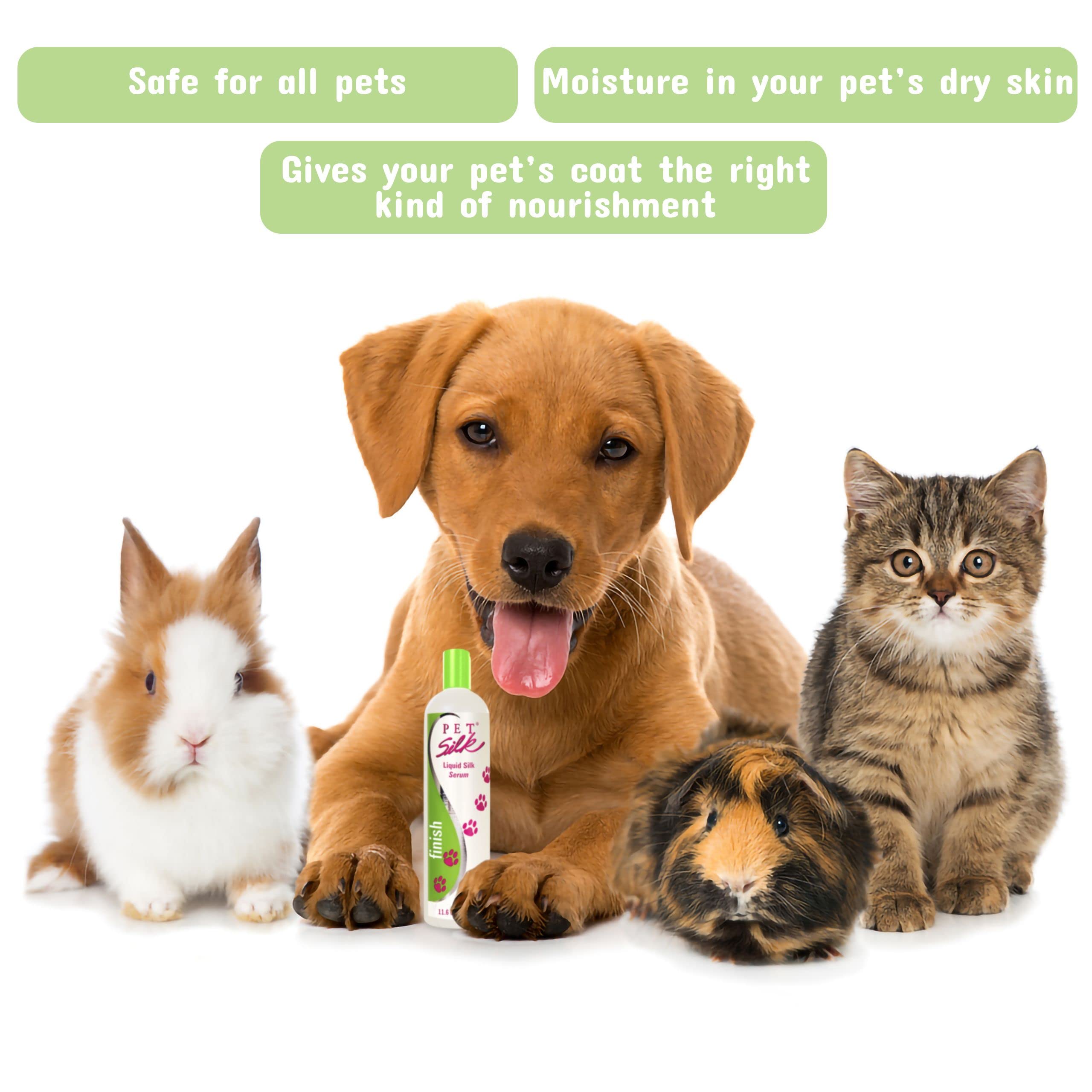 Pet Silk Liquid Silk Serum spray mist for easy finishing