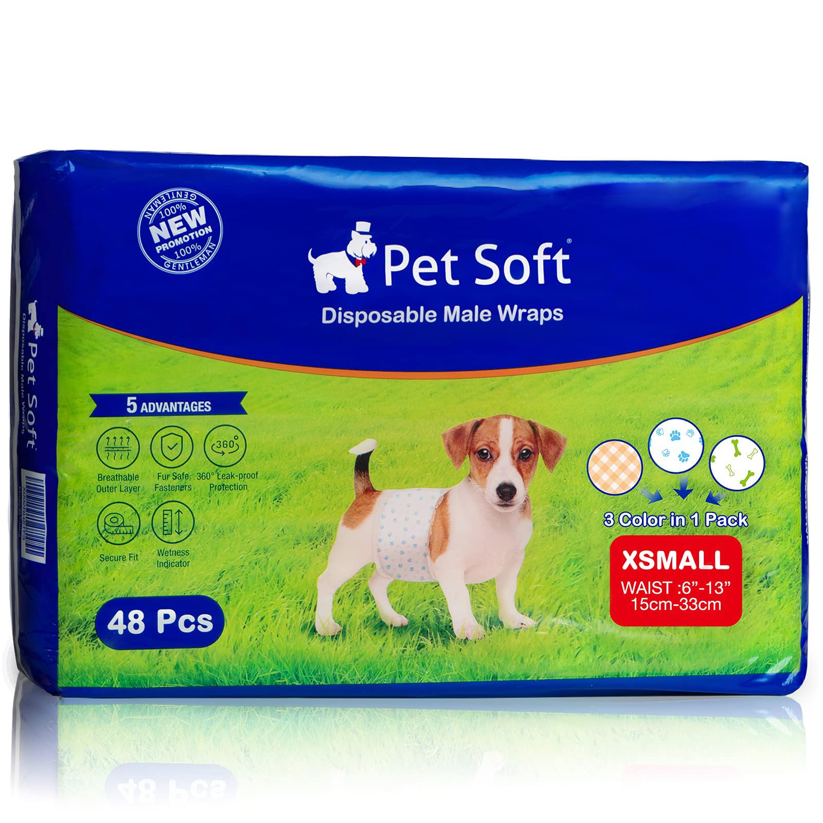Pet Soft 48-count pack keeps you stocked for small dogs.