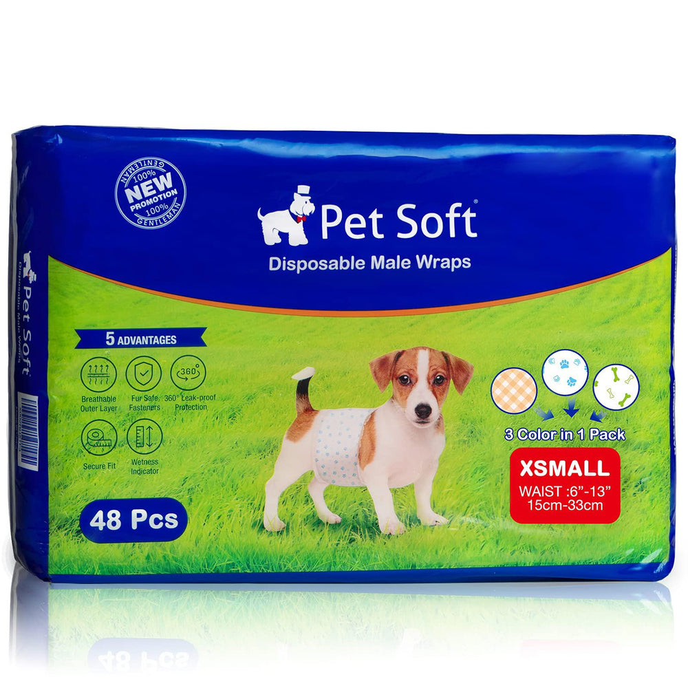 Pet Soft 48-count pack keeps you stocked for small dogs.