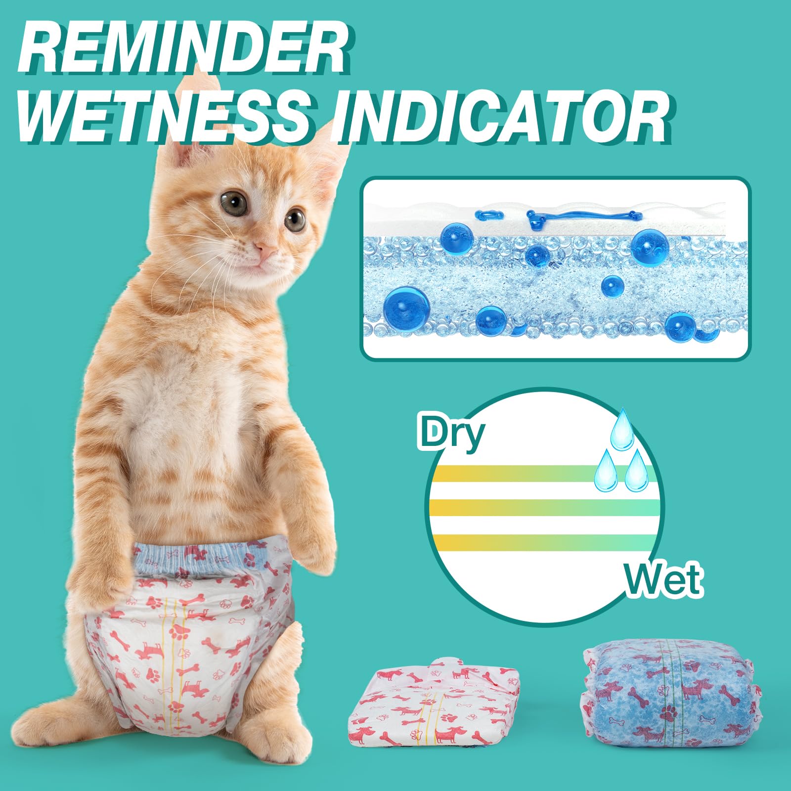 Pet Soft 50-count pack supports daily use and travel needs.